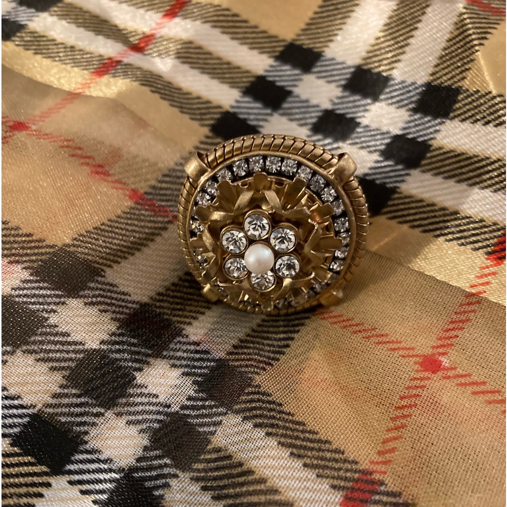 Juicy Couture vintage adjustable flower ring